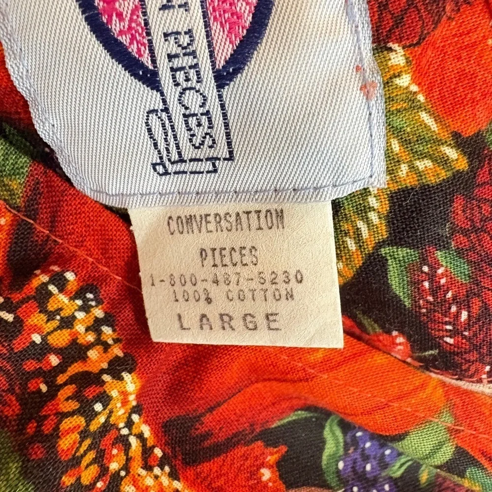 Conversation Piece Gorgeous Pumpkin  Fall Festival Dress w/pockets L